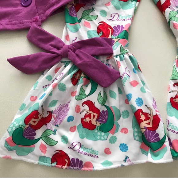Ariel Cute Pants Sleeveless Top Bow Set - Picture 4 of 5